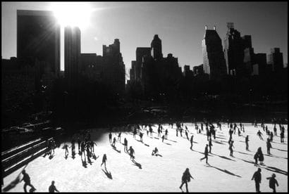 New York City, the ice rink, 1976
Silver...