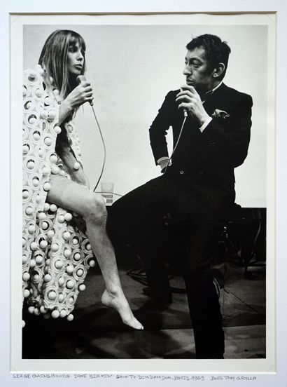 Serge Gainsbourg et Jane Birkin Paris 1969
Tirage...