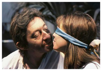 Serge Gainsbourg and Jane Birkin 1974
Print...