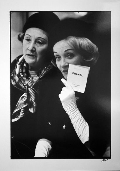 Marlene Dietrich chez Chanel
Tirage sur papier...
