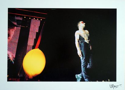 Bono U2
Tirage sur papier argentique, format...