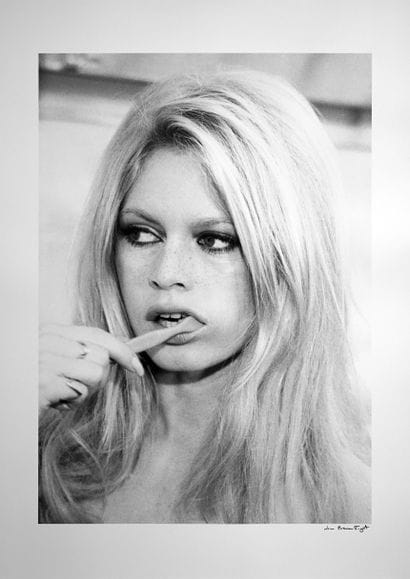 Brigitte Bardot
Tirage sur papier argentique,...