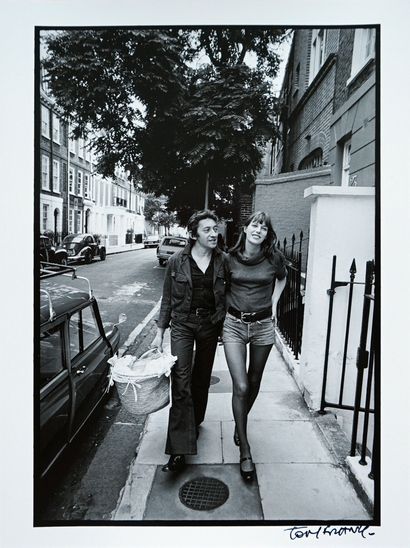 Jane Birkin and Serge Gainsbourg, London,...