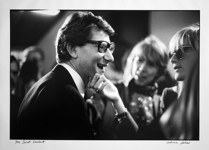 Yves Saint Laurent and Betty Catroux Backstage
Silver...