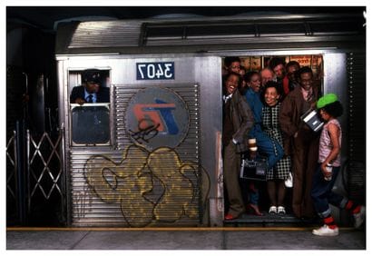 Subway NYC 1980's
Print on silver paper format...