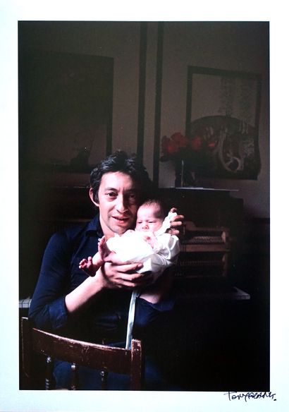 Serge Gainsbourg Charlotte London 1971
silver...