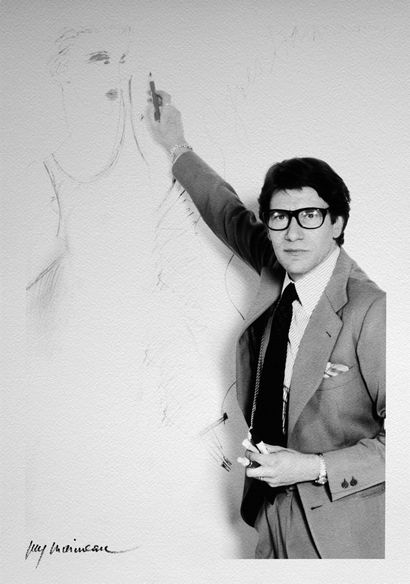 Yves Saint Laurent Paris 1978
Print on Hahnemühle...