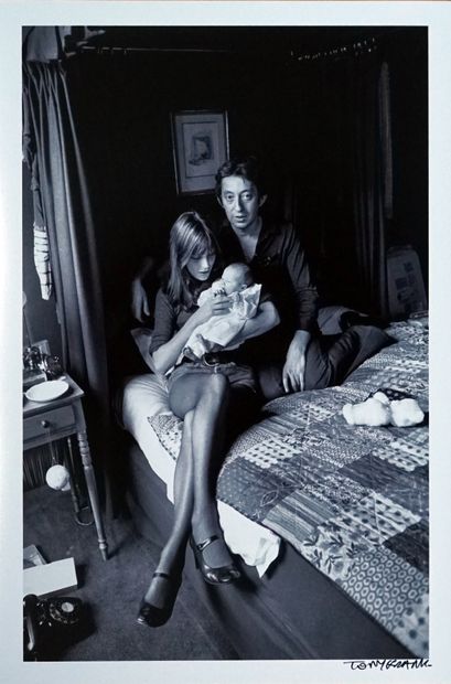 Serge Gainsbourg, Jane, and Charlotte, 1971
Silver...