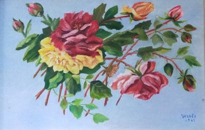 Modern school 
Bouquet of flowers
Four o...