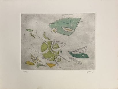 Henri GOETZ (1909-1989)
Composition 
Aquatinte...