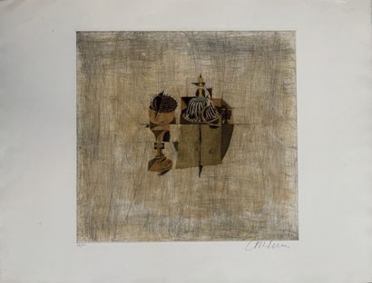 Armand COUSSENS (1881-1935)
Le vacher 
Gravure...