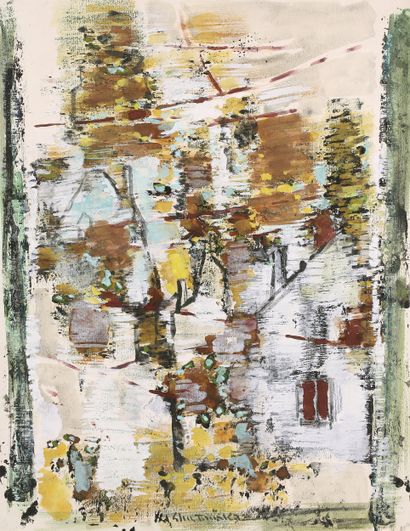 Shu TANAKA (1908-?)
Composition
Mixed media,...