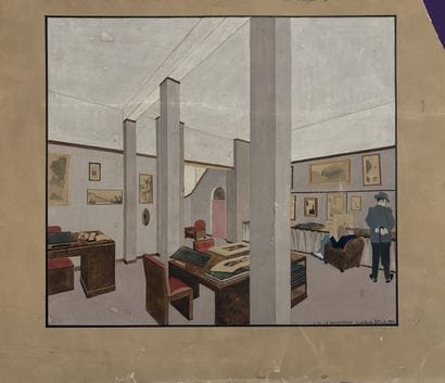 J. DE LA MORINERIE
Chez le marchand d'estampes,...