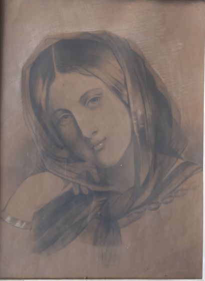Portrait of a Woman
Pencil drawing
41 x 30...