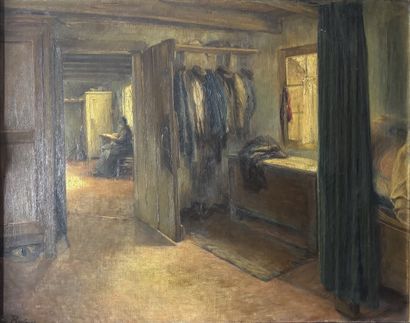 RECLAIRE
L'attente
Huile sur toile, signée...