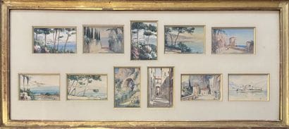 Maria GIANNI (1873-1956)
Onze payages de...