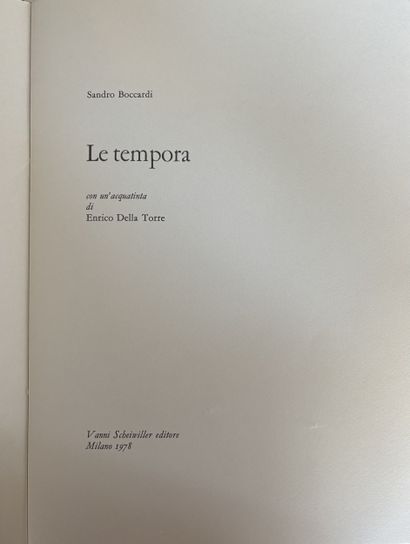 DELLA Tore
Illustrated book
Engraving 47/99
34×24...