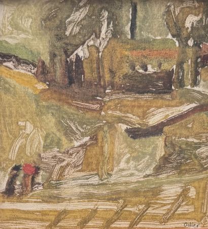 Clémentine ODIER (1956)
Lively Landscape
Watercolor,...