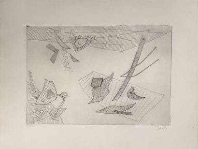 Henri GOETZ (1909-1989)
Composition 
Aquatinte,...