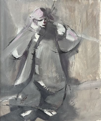 Jean-Louis DUBUC (1946)
Clown
Huile sur panneau,...