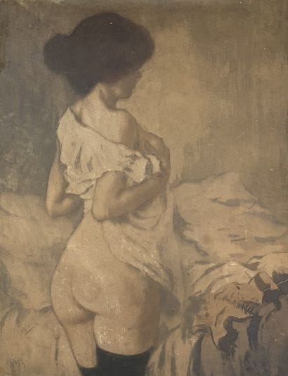 Manuel ROBBE (1872-1936)
Femme à sa toilette
Aquatinte,...