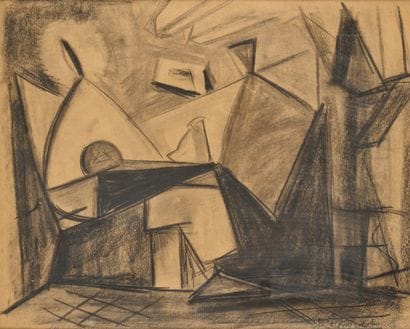 Jean SIGNOVERT (1919-1981)
Cubist architecture...
