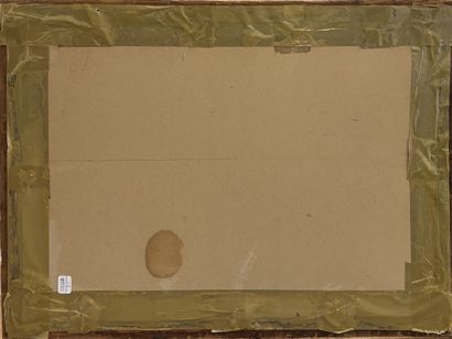 ECOLE MODERNE
-Nu assis
Huile sur toile
60x73...