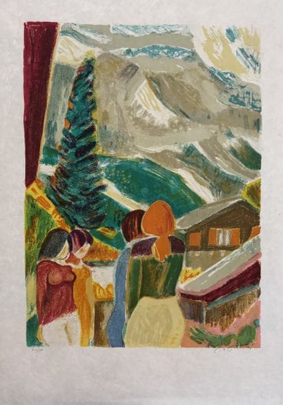 Roger MONTANÉ (1916-2002)
Paysage de montagne...