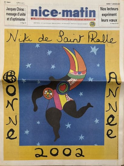 A collection of eleven copies of the *Nice-matin*...