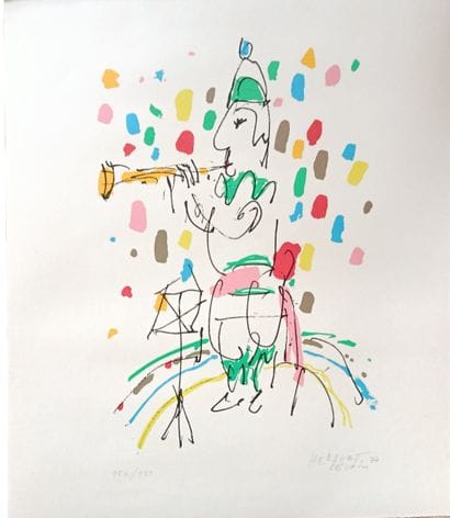 Herbert LEUPIN (1916-1999)
Clown
Sérigraphie...