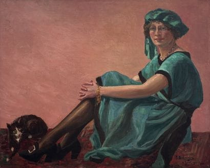 Paul BALMIGERE (1882-1953)
Portrait de Simone...