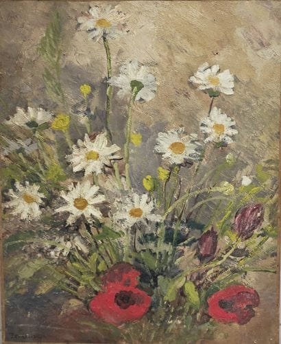 René DEMEURISSE (1895-1961)
Bouquets de marguerites...