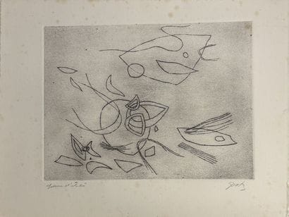 Henri GOETZ (1909-1989)
Composition 
Aquatinte...