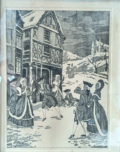 Émile GALLOIS (1882-1965)
Scènes animées...