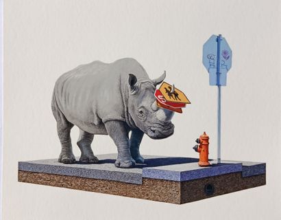 JOSH KEYES (1969)
The collector, 2012
Sérigraphie...