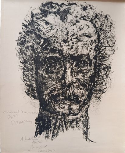 Artiste inconnu 
Brassens, 1975
Lithographie...
