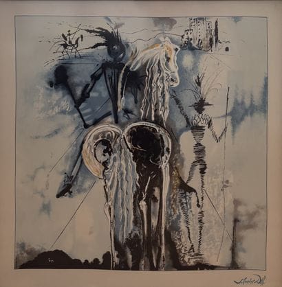Salvador DALI (1904–1989), based on
Don Quixote
Silk...