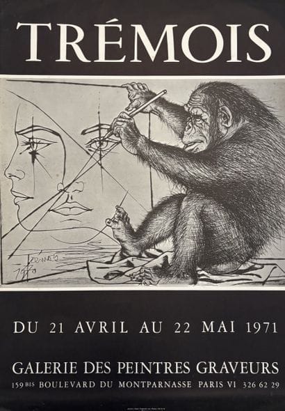 Ensemble d'environ dix affiches ou reproductions...