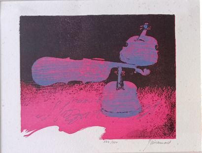 PAUL GUIRAMAND (1926-2007)
Mozart
Lithographie...