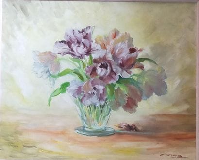 Modern school 
Bouquet of flowers
Four o...