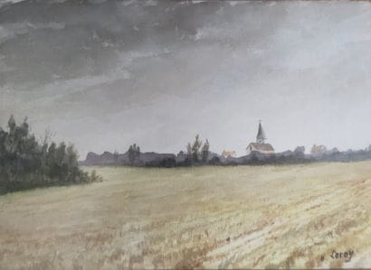 Octave LEROY
Field
Watercolour, signed lower...