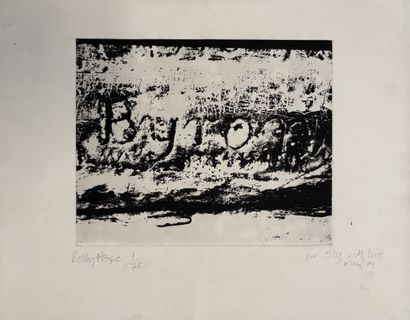 Armand COUSSENS (1881-1935)
Le vacher 
Gravure...