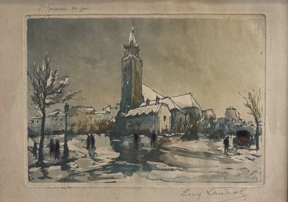 Eugène LAUTRAL, GEN PAUL (1895-1975)
L'église...