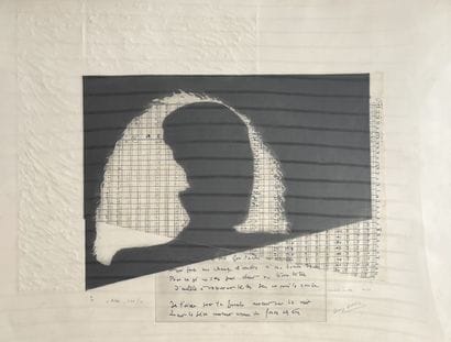 Dany DANCE 
Tribute to Léo Ferré, 1993
Etching...