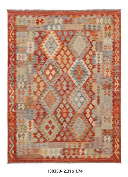 Tapis Kilim Afghan en laine
231 x 174 cm