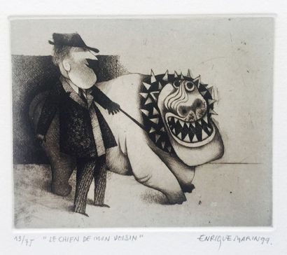 Enrique Marin (1935)
«Le chien de mon voisin»...
