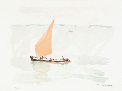 Albert Marquet (1875-1947)

La voile orange.
Lithographie...