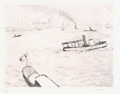 Albert Marquet (1875-1947)
«Le remorqueur,...