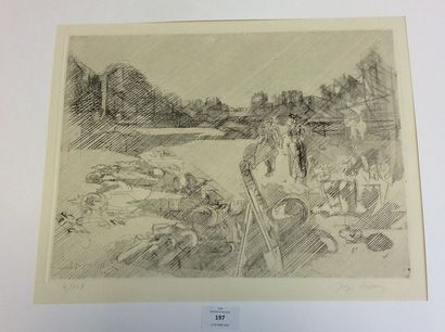 Jacques VILLON (1875-1963)
«Le potager aux...