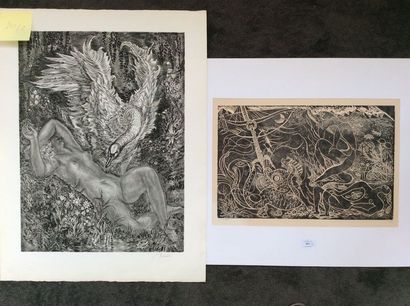 Henry de WAROQUIER (1881-1970)
«Ondine» (1935/1946).
Gravure...